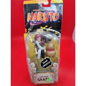 Rare 2002 Naruto Shonen Jump Sand Attack Gaara Action Fig Mattel Package Rough